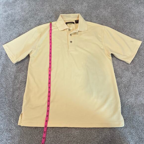 Cubavera Men's Polo Light Yellow Size Small - Picture 5 of 7
